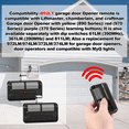 thumbnail image 5 of 892LT Garage Door Opener Remote, Two-Button + 2.0 Learning Remote Replaces 972LM 372LM 62LM 974LM Remote Control 2Pack, 5 of 7
