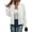 White, variant on Eternatastic Women's Outerwear Bomber Jacket Zip Up Long Sleeve Baseball Varsity Casual Jackets Stand Collar