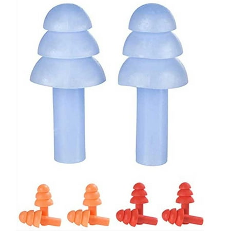 

Wepro 3 Pair of Earplugs for Sleeping Silicone Ear Plugs Noise Cancelling Swimming
