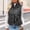 Black, variant on Endives Womens Vest Tops Fleece Fuzzy Zip Up Sleeveless Casual 2025 Winter Warm Outwear Coat