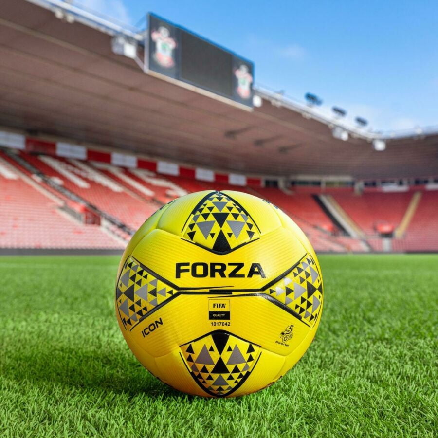 FORZA Icon Soccer Ball – FIFA Quality Certified Match Ball, Sizes 3, 4, 5 – Premium Hybrid Construction with 3D Textured Surface for Enhanced Performance