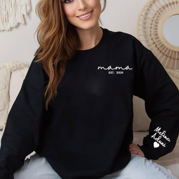 Custom Mama with Grandkids Names for Mom Mother's Day Gifts, Mother's Day, Sweatshirt