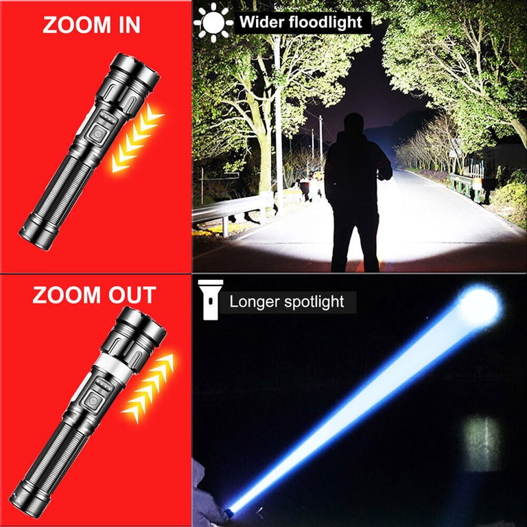 1000000 lumen flashlight rechargeable Torches LED Super Bright – 1,000,000 Lumens wi and hunting 1000000 Lumens Super Bright LED