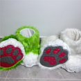 thumbnail image 5 of Botas peludas de conejo y gato para Cosplay, zapatos de patas, accesorios de fiesta, disfraz Unisex, lindo y esponjoso, Manga, nuevo, 5 of 5