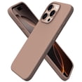thumbnail image 1 of Funda de teléfono ORNARTO compatible con iPhone 16 Pro 6.3 - Marrón, 1 of 7