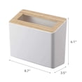 thumbnail image 7 of Yamazaki Home Countertop Waste Bin, Ash, ABS Plastic, 0.45 gallons, 1.7 liters, Lid, No Assembly, 7 of 7