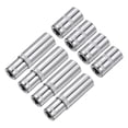 thumbnail image 1 of Unique Bargains 6-Point Shallow Socket, 10mm 1/4' Drive 2pcs Deep Socket & 2pcs Shallow Socket, 1 of 5