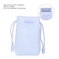 thumbnail image 3 of Instant Camera PU Leather Drawstring Bag, Prevent Damage Waterproof Compact  Protection PU Leather Drawstring Pouch Dustproof Space Saving  for Storage Blue, 3 of 7
