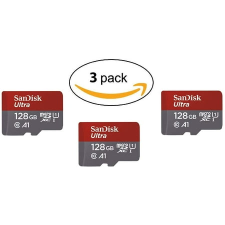 Sandisk Ultra 128gb Microsdxc Uhs I Card With Adapter Sdsquar 128g Gn6ma 3 Pack 128gb Walmart Canada