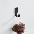 thumbnail image 1 of Towel Hook Home Bathrobe Hooks Brass Bathroom Robe Hooks, Matte Black, 1 of 5
