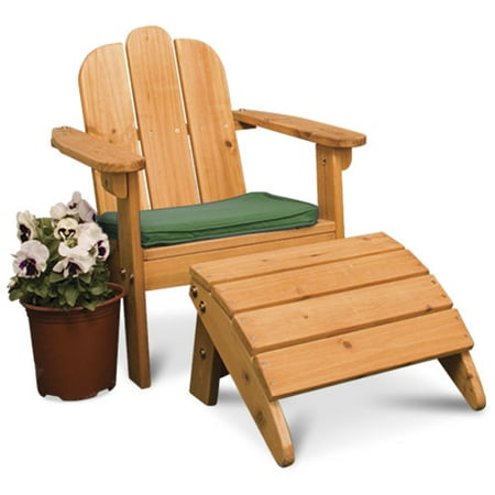 KidKraft Children's Adirondack Chair and Ottoman
