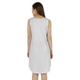 thumbnail image 4 of Inkmeso WoMen's Casual Loose Fit Sundress Sleeveless Henley Beach Dress w/ Patch Pocket, 4 of 7