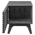 thumbnail image 4 of Modway Render Wood & Vinyl Record Display Stand with Hinged Door in Charcoal, 4 of 7