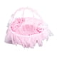 thumbnail image 3 of Cesta de flores para boda, cesta de flores para boda, cesta de encaje para boda, cesta de flores de encaje, verdadera excelencia, 3 of 12