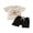 Black, variant on BemeyourBBs Western Baby Boy Summer Clothes Toddler Baby Boys Cowboy Outfit It's Alright To Be Little Bitty Letters Short Sleeve Cowgirl Hat Print T-Shirt Shorts Set Toddler Baby Boys Summer Outfit