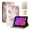 A, variant on Case for iPad mini 8.3" 7th Gen 2024 / iPad mini 6th Gen 2021, Slim Kickstand PU Leather Pattern Card Slots Elastic Band Stylus Slot Protective Heavy Duty Protection Folio Cover - A