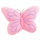 thumbnail image 1 of Cojín de Mariposa con Forma de Mariposa, Suave y de Felpa, Ideal para Dormitorio, Sala de Estar, Sofá, Color Rosa., 1 of 5