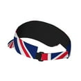 thumbnail image 2 of Union Jacks Flag Sport Visor Hats Sun Protection Outdoor Activity For Women Men, 2 of 7
