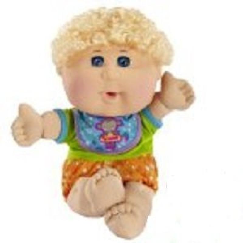 Cabbage Patch Kids Babies Fun To Feed Caucasian Girl Blond Hair