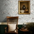 thumbnail image 5 of Boho Peel and Stick Wallpaper Birds Floral Branches Soft Neutral Tones Wall Mural 17.7in x 9.8ft Self Adhesive Removable Wall Paper Renter Friendly Wallpaper for Bedroom Kitchen Farm, 5 of 8