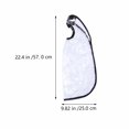 thumbnail image 4 of 2Pcs White Plastic Hair Washing Apron for Salon Use and Home Care with Adjustable Feature, 4 of 8
