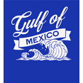 thumbnail image 2 of Gulf of Mexico Black and White Wave Youth Royal Blue Crew Neck Short Sleeve Tee-Medium, 2 of 4