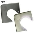 thumbnail image 2 of Billiards Table Corner Protectors 4pcs Set for Pool Tables Plastic White Black, 2 of 9