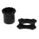 thumbnail image 5 of Base De De Protección Antideslizante Para Micrófono Inalámbrico Base Inferior Micrófono Para Accesorio De Etapa KTV Negro CUTICAT Rodillo de soporte deslizante de micrófono, 5 of 8