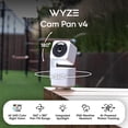 thumbnail image 2 of Cámara de seguridad WYZE Cam Pan v4 4K 360° Pan/Tilt, paquete de 2, 2 of 9