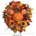 thumbnail image 2 of Guirnaldas artificiales de calabaza de hoja de arce, guirnaldas de halloween, guirnaldas de hoja de arce, decoración del hogar, ventanas, puertas, chimeneas, Navidad y Acción de gracias, 2 of 5