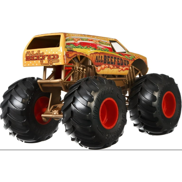 Hot Wheels Monster Trucks 1:24 Scale All Beefed Up Play Vehicle