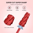 thumbnail image 2 of Brocas para uñas MelodySusie Super Cut Edition 5 en 1, color rojo, 2 of 7