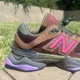 thumbnail image 5 of New Balance 9060 Men 8.5 Sneakers Shoes Rich Oak Burgundy Hi Pink, 5 of 6