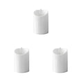 thumbnail image 3 of Advancent Lámpara de de decoración LED sin llama de luz de té de plástico eléctrico con luz de vela, superficie lisa, blanco Type1 NO1 Advancent CBP017590, 3 of 6