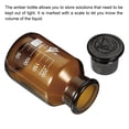 thumbnail image 4 of Unique Bargains 250mL Amber Reagent Media Graduated Borosilicate Glass Storage Bottle Amber Cap, 4 of 5