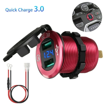 boat car quick charge 3 0 quick charge 3 0 car charger 12v 24v 36w waterproof dual boat car quick charge 3 0 quick charge 3 0 car charger 12v 24v 36w waterproof dual