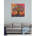 thumbnail image 4 of Tree of Life Canvas Wall Art, Mandala Style Prints Pictures, Butterfly Wall Art Floral Art Nature Abstract Painting, Modern Landscape Artwork for Living Room Bedroom Office Home Decor (16x16 Inches), 4 of 6
