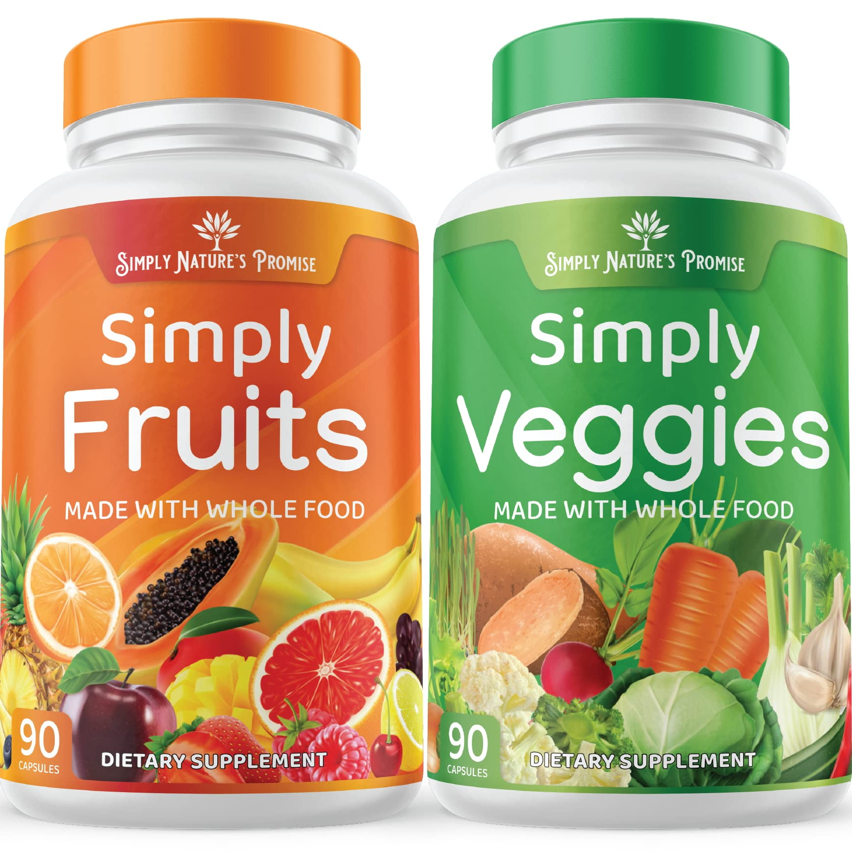 Simply Nature's Promise - Fruit and Vegetable Supplements - 90 Veggie ...