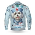 thumbnail image 2 of Just a Certified Nursing Assistant Cna Who Loves Her Maltese All Over Print 3D Baseball Jacket Maltese Dog Lover Gifts Idea Bomber Jacket Softball - 00003, 2 of 6