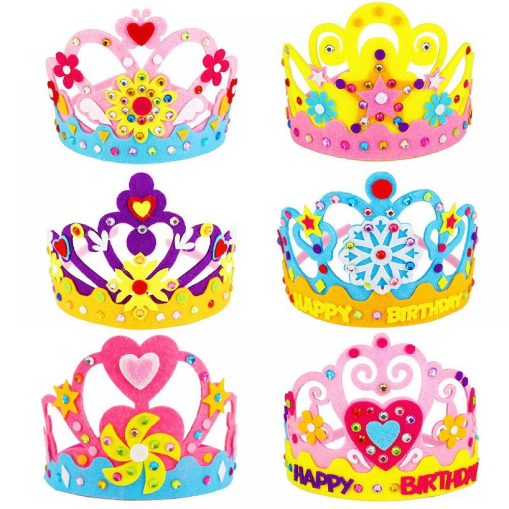 Craft Kit for Girls + 2 Princess Crowns to Decorate, Arts and Crafts for  Girls Ages 6-8, Girls Crafts for Kids Ages 8-12, Girls Toys 4 5 7 Year Old