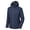 BLUE, variant on Men's Softshell Jacket Ski Jacket with Removable Hood, Fleece Lined and Water Repellent Black Heather Size XL