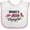 White and Pink, variant on Inktastic Mamas Little Cowgirl with Cowgirl Hat and Boots Girls Baby Bib