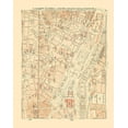 thumbnail image 2 of Baedeker 15x18 White Modern Wood Framed Museum Art Print Titled - Champs Elysees Louvre Paris France - Baedeker 1911, 2 of 4