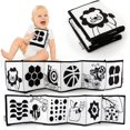thumbnail image 1 of Black And White Baby Software Book, High Contrast Baby Feel Toy, 1 of 5