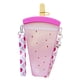 thumbnail image 4 of Botella de agua con pajita, duradera, bonita, a prueba de fugas, para helado. Púrpura, 4 of 7