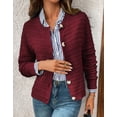 thumbnail image 2 of Coglid Textured Knit Cardigans for Womens with Button-Down Front Classic Design Fall Winter Sweaters for Womens Solid Color Cardignas for Ladies, 2 of 6