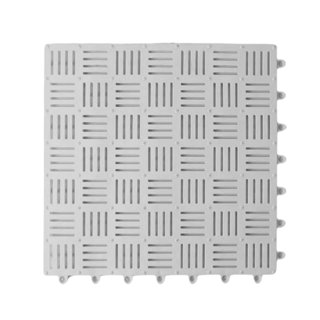 VinTile Modular Interlocking Cushion Floor Tiles Mat Non-Slip with Drainage  Holes for Pool Shower Locker-Room Sauna Bath Deck Patio Garage Wet Area Mat  (Pack of 6 Tiles - 11-3/4 x 11-3/4, Black) 