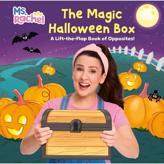 Books by Ms. Rachel The Magic Halloween Box: A Lift-The-Flap Book of Opposites! (Ms. Rachel), (Board Book)