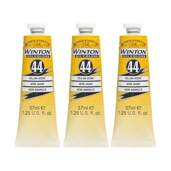 Winton Oil Colours 37 ml, yellow ochre, 44 (pack of 3)