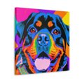 thumbnail image 2 of Fauvist Rottweiler Portrait - Canvas, 2 of 10
